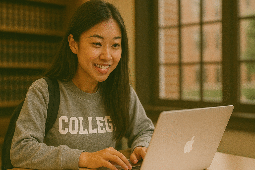 An image related to preparing for college interviews, depicting tips, strategies, or a student in an interview scenario